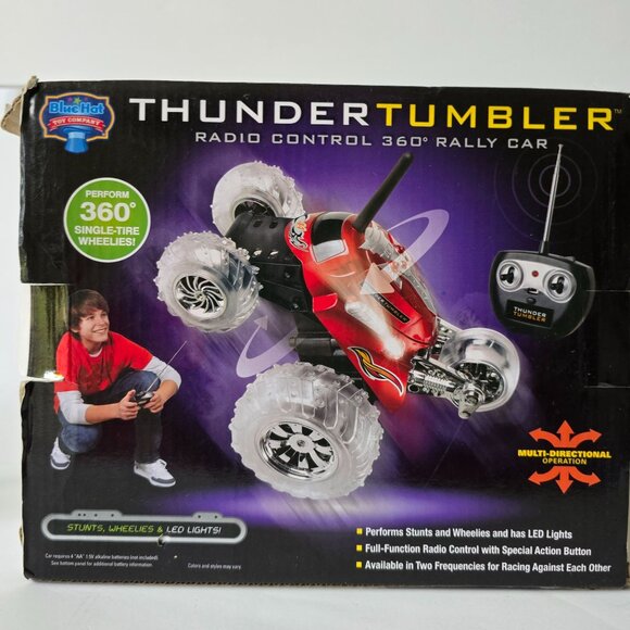 Thunder Tumbler Radio Control 360° Rally Car 2012 Multi-Directional LED Lights & - Picture 2 of 16